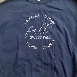 Fall crew neck
